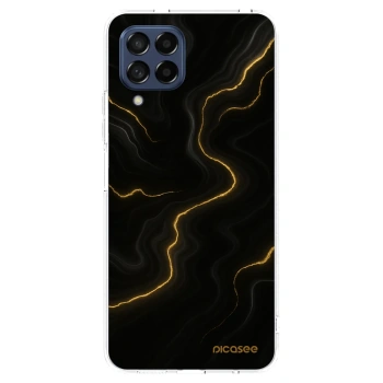 Picasee silikonový průhledný obal pro Samsung Galaxy M53 5G - Thunder