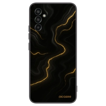 Picasee silikonový černý obal pro Samsung Galaxy M13 M135F - Thunder