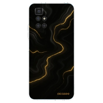 Picasee silikonový průhledný obal pro Xiaomi Redmi 10 (2022) - Thunder