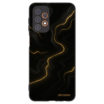 Picasee silikonový černý obal pro Samsung Galaxy A23 A236B 5G - Thunder