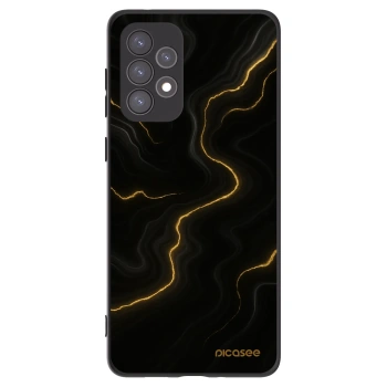 Picasee silikonový černý obal pro Samsung Galaxy A73 5G - Thunder