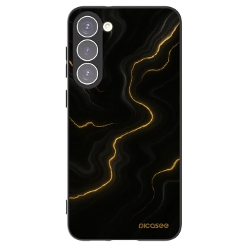 Picasee silikonový černý obal pro Samsung Galaxy S23+ 5G - Thunder