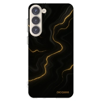 Picasee silikonový průhledný obal pro Samsung Galaxy S23+ 5G - Thunder