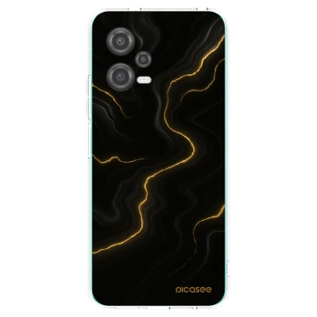 Picasee silikonový průhledný obal pro Xiaomi Poco X5 - Thunder