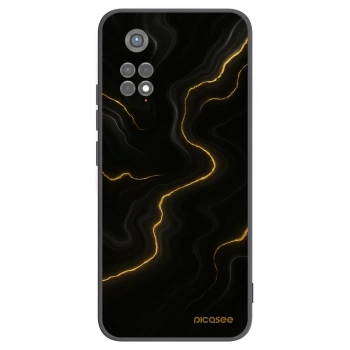 Picasee silikonový černý obal pro Xiaomi Redmi Note 11S 5G - Thunder