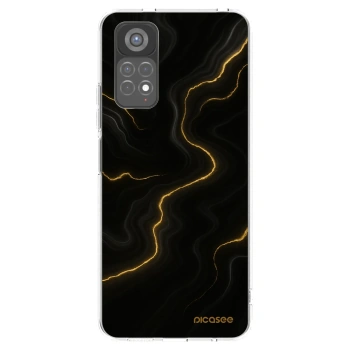 Picasee silikonový průhledný obal pro Xiaomi Redmi Note 11S 5G - Thunder