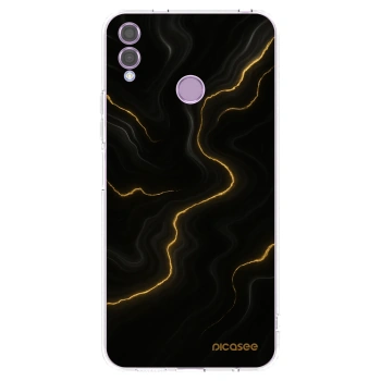 Picasee silikonový průhledný obal pro Honor 8X - Thunder