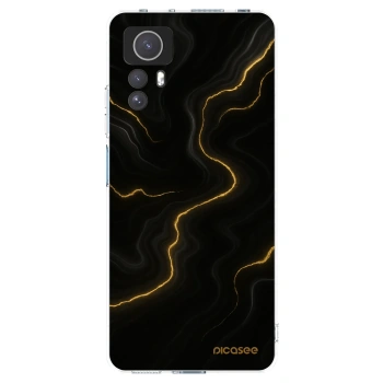 Picasee silikonový průhledný obal pro Xiaomi Redmi Note 12S - Thunder