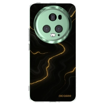 Picasee silikonový průhledný obal pro Honor Magic5 Pro - Thunder