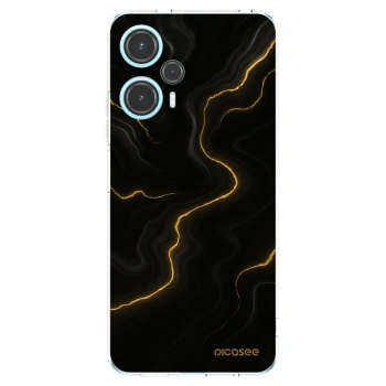Picasee silikonový průhledný obal pro Xiaomi Poco F5 - Thunder