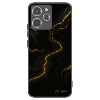 Picasee silikonový černý obal pro Xiaomi Redmi 12 4G - Thunder