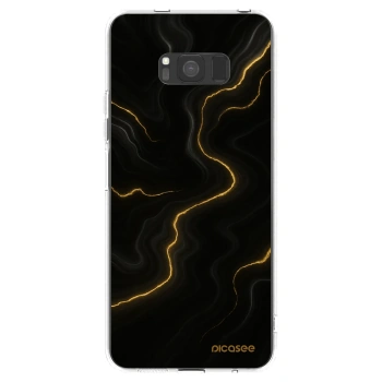 Picasee silikonový průhledný obal pro Samsung Galaxy S8 G950F - Thunder