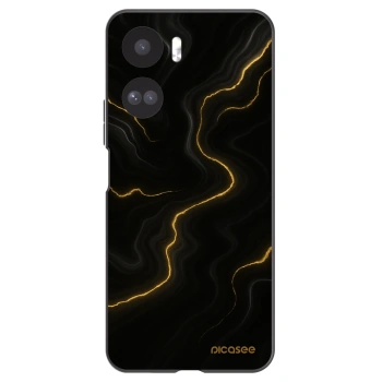 Picasee silikonový černý obal pro Honor 90 Lite 5G - Thunder