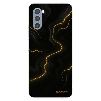 Picasee silikonový průhledný obal pro Motorola Moto G62 - Thunder