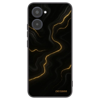 Picasee silikonový černý obal pro Realme 10 4G - Thunder
