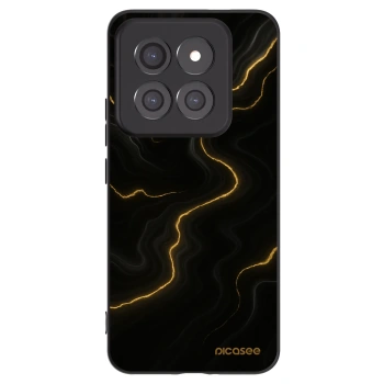 Picasee silikonový černý obal pro Xiaomi 14 Pro - Thunder