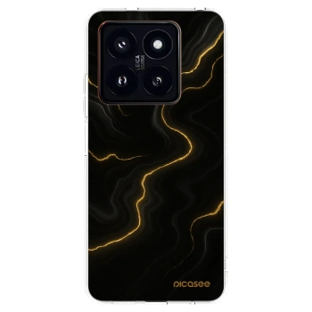 Picasee silikonový průhledný obal pro Xiaomi 14 Pro - Thunder