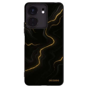 Picasee silikonový černý obal pro Xiaomi Redmi 13C 4G - Thunder
