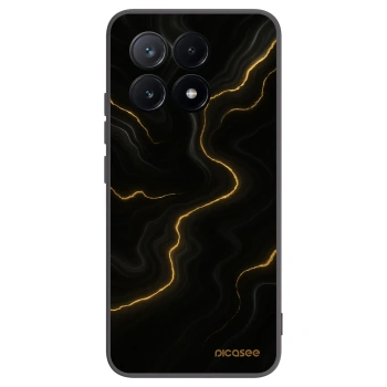 Picasee silikonový černý obal pro Xiaomi Poco X6 Pro - Thunder