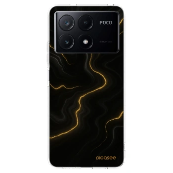 Picasee silikonový průhledný obal pro Xiaomi Poco X6 Pro - Thunder