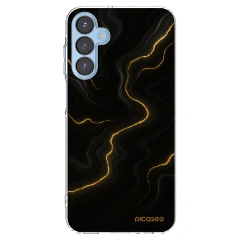 Picasee silikonový průhledný obal pro Samsung Galaxy A15 A156B 5G - Thunder
