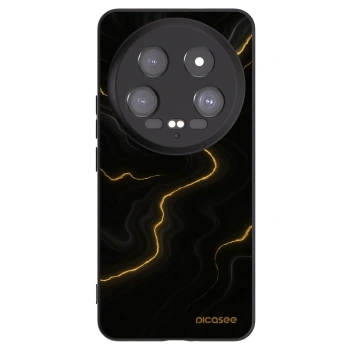 Picasee silikonový černý obal pro Xiaomi 14 Ultra - Thunder