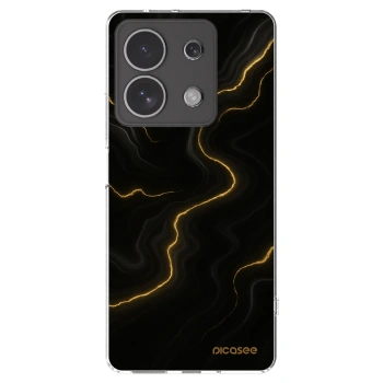 Picasee silikonový průhledný obal pro Xiaomi Redmi Note 13 4G - Thunder