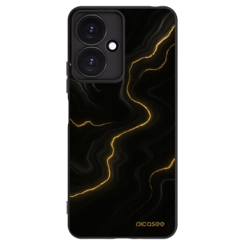 Picasee silikonový černý obal pro Xiaomi Redmi 13C 5G - Thunder
