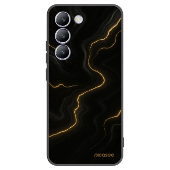 Picasee silikonový černý obal pro Vivo V40 SE 5G - Thunder