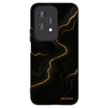 Picasee silikonový černý obal pro Honor 200 Lite - Thunder