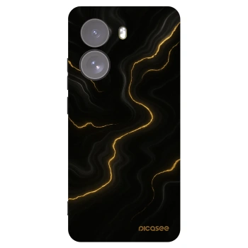 Picasee silikonový černý obal pro Xiaomi Poco X7 - Thunder