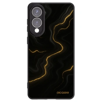 Picasee silikonový černý obal pro Samsung Galaxy S25 Edge 5G - Thunder
