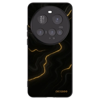 Picasee silikonový černý obal pro Xiaomi 15 Ultra - Thunder