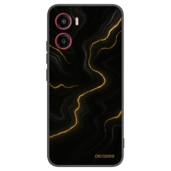 Picasee silikonový černý obal pro Motorola Moto G05 - Thunder