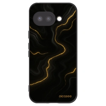 Picasee silikonový černý obal pro Google Pixel 9a - Thunder