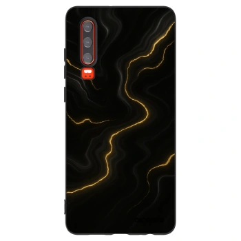 Picasee silikonový černý obal pro Huawei P30 - Thunder