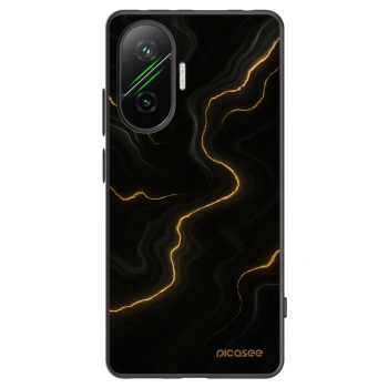 Picasee silikonový černý obal pro Xiaomi Poco F7 Pro 5G - Thunder