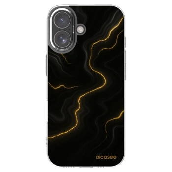 Picasee silikonový průhledný obal pro Apple iPhone 17 - Thunder