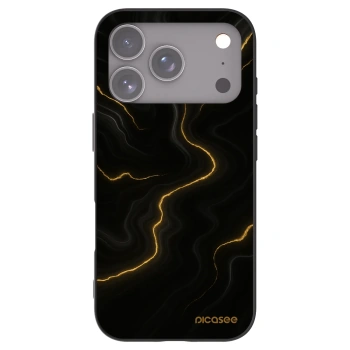 Picasee silikonový černý obal pro Apple iPhone 17 Pro - Thunder