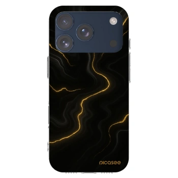 Picasee silikonový průhledný obal pro Apple iPhone 17 Pro - Thunder