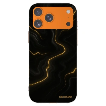 Picasee silikonový průhledný obal pro Apple iPhone 17 Pro Max - Thunder