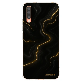 Picasee silikonový průhledný obal pro Samsung Galaxy A70 A705F - Thunder
