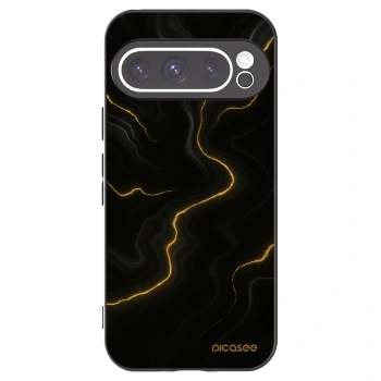 Picasee silikonový černý obal pro Google Pixel 9 Pro XL - Thunder