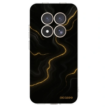 Picasee silikonový průhledný obal pro Xiaomi Redmi Note 15 Pro 4G - Thunder