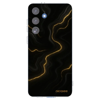 Picasee silikonový průhledný obal pro Samsung Galaxy S25 FE 5G - Thunder
