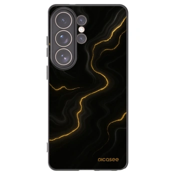 Picasee silikonový černý obal pro Samsung Galaxy S26 Ultra - Thunder