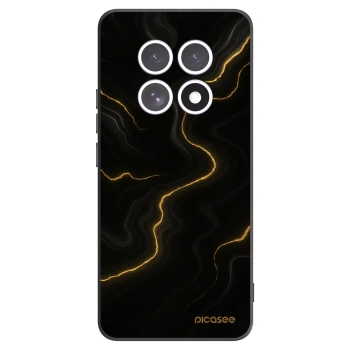 Picasee silikonový černý obal pro Xiaomi Redmi Note 15 5G - Thunder