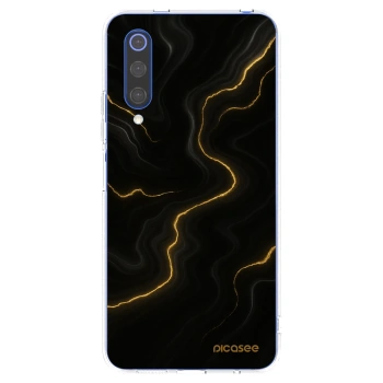Picasee silikonový průhledný obal pro Xiaomi Mi 9 SE - Thunder