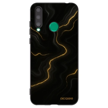 Picasee silikonový černý obal pro Honor 20 Lite - Thunder