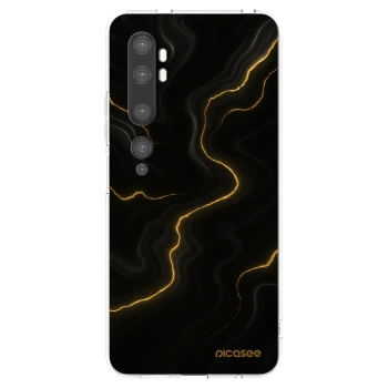 Picasee silikonový průhledný obal pro Xiaomi Mi Note 10 (Pro) - Thunder
